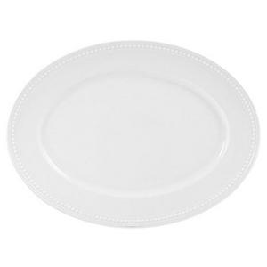 Everyday White® by Fitz and Floyd® Beaded Oval Platter