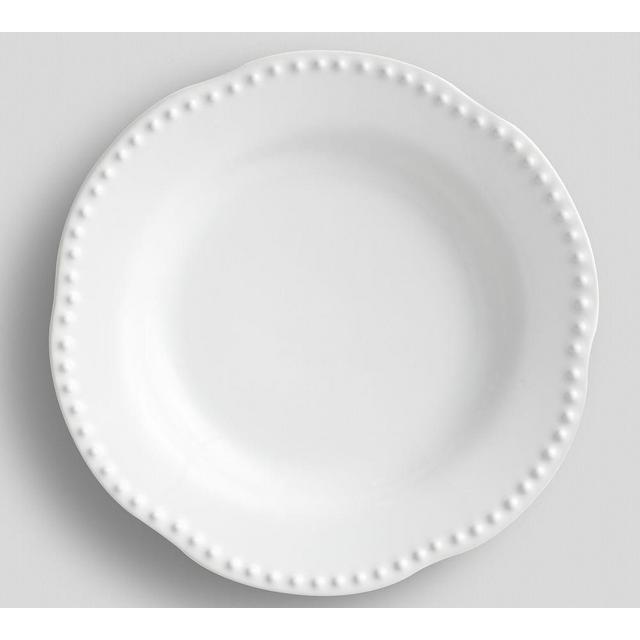 Emma Salad Plate, Set of 4 - True White