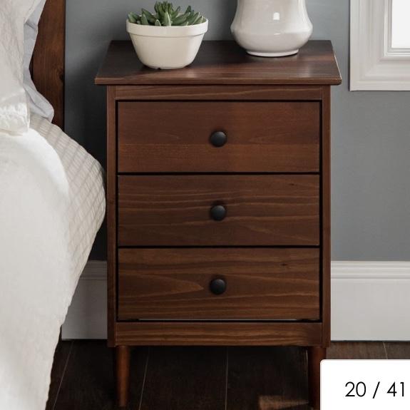 Spencer Solid Wood Transitional Nightstand
