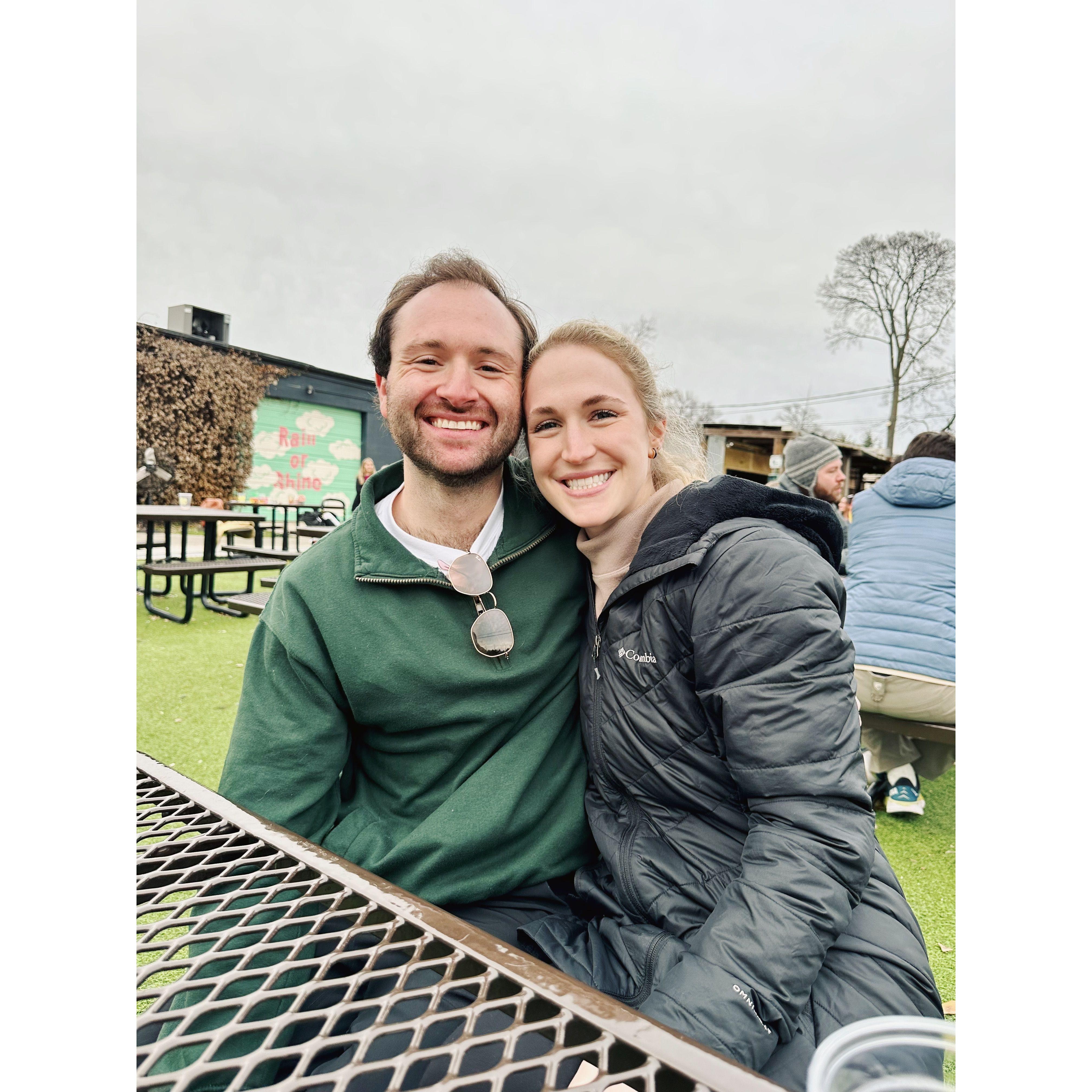 One of my favorite pics from the first few months of us dating!