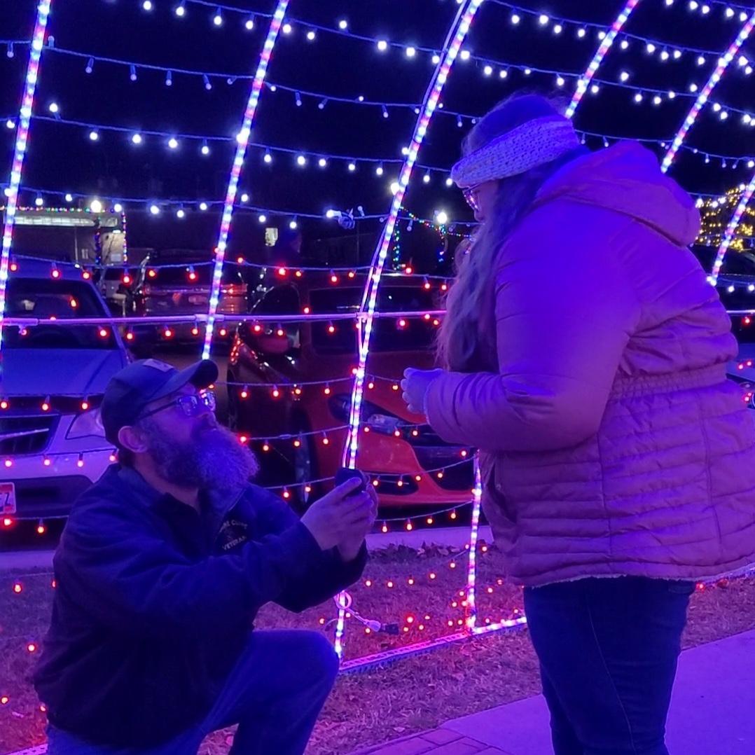 December 9, 2023- He asked, and she said YES!