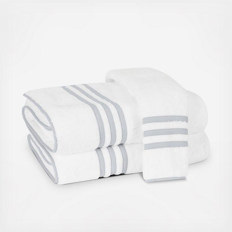 Matouk Beach Road Bath Towels - Bath Towel | Tan Stripe