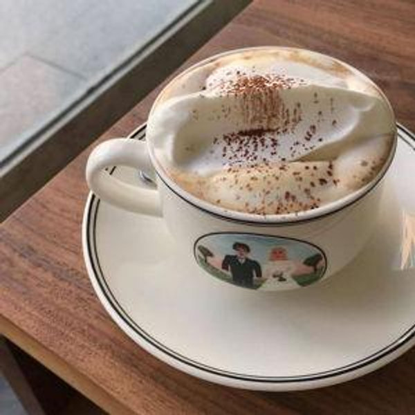 Our Morning Cappuccino & Croissant
