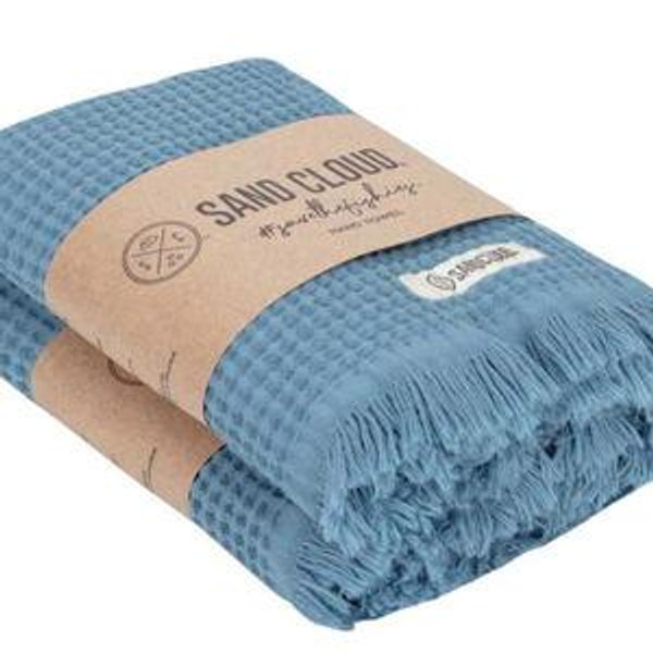 Micro Waffle Hand Bath Bundle - 2 Pack - Slate Blue | Sand Cloud
