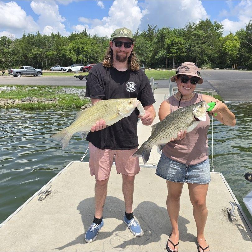 Catching monsters at Percy Priest Lake, Nashville.