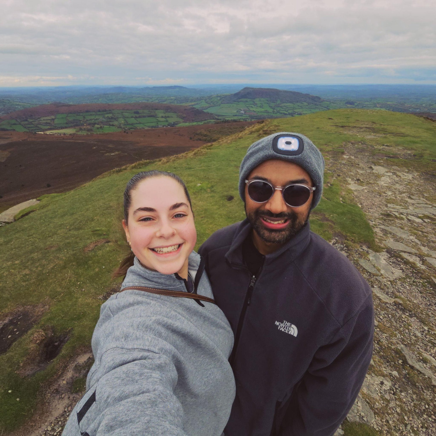 At the top of our first mountain together