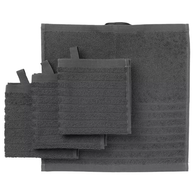 IKEA VÅGSJÖN Washcloth, 4 pack "
