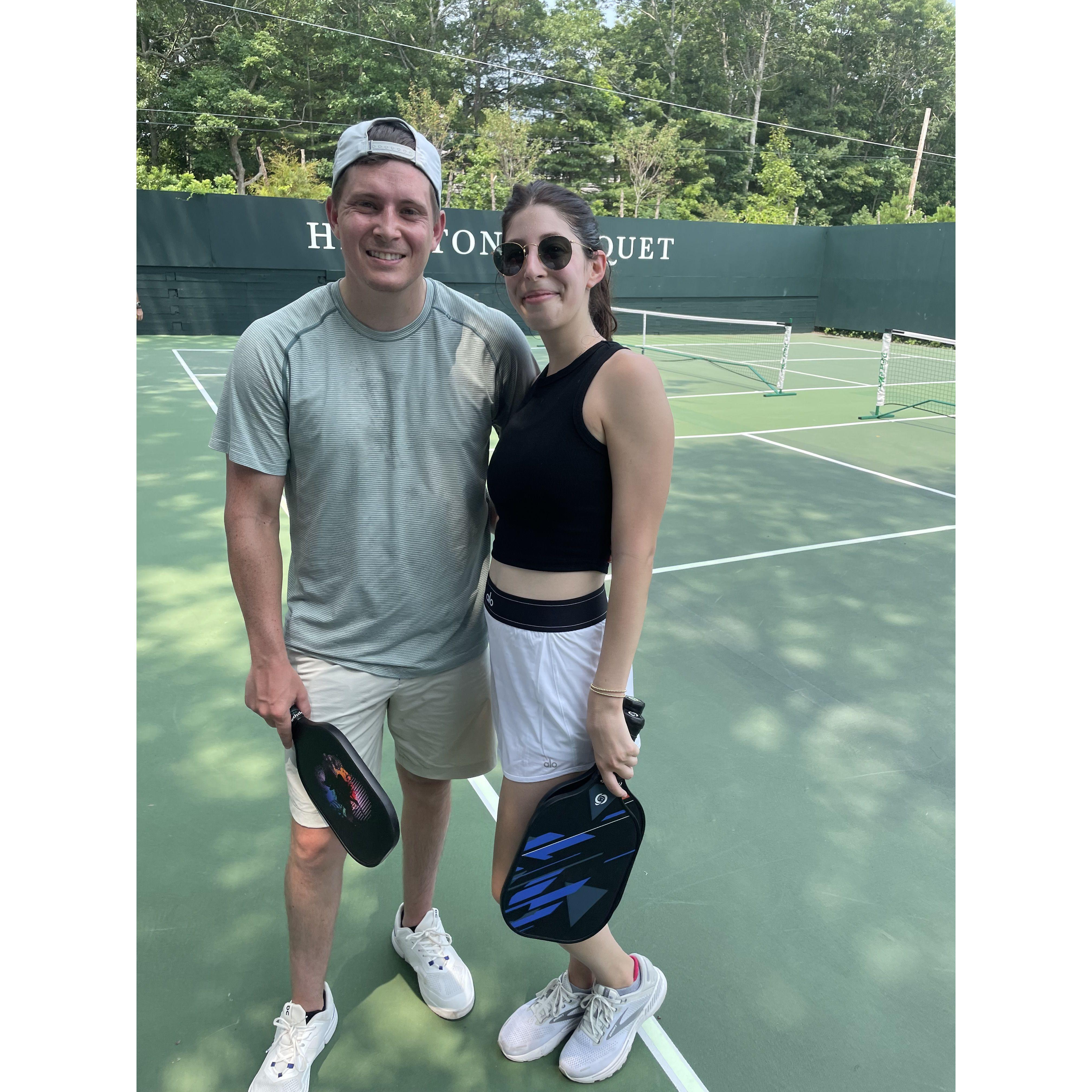 My first pickleball game