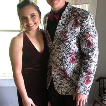Brycen's senior prom