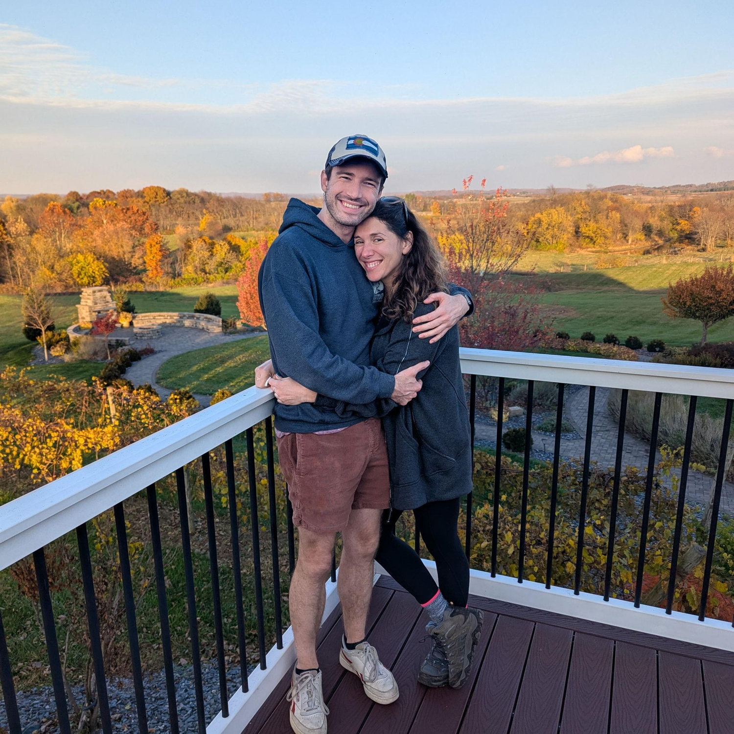 First weekend getaway with friends in Hocking Hills.