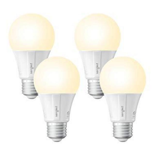 Sengled Smart LED Soft White A19 Light Bulb, Hub Required, 2700K 60W Equivalent, Works with Alexa, Google Assistant & SmartThings, 4 Pack