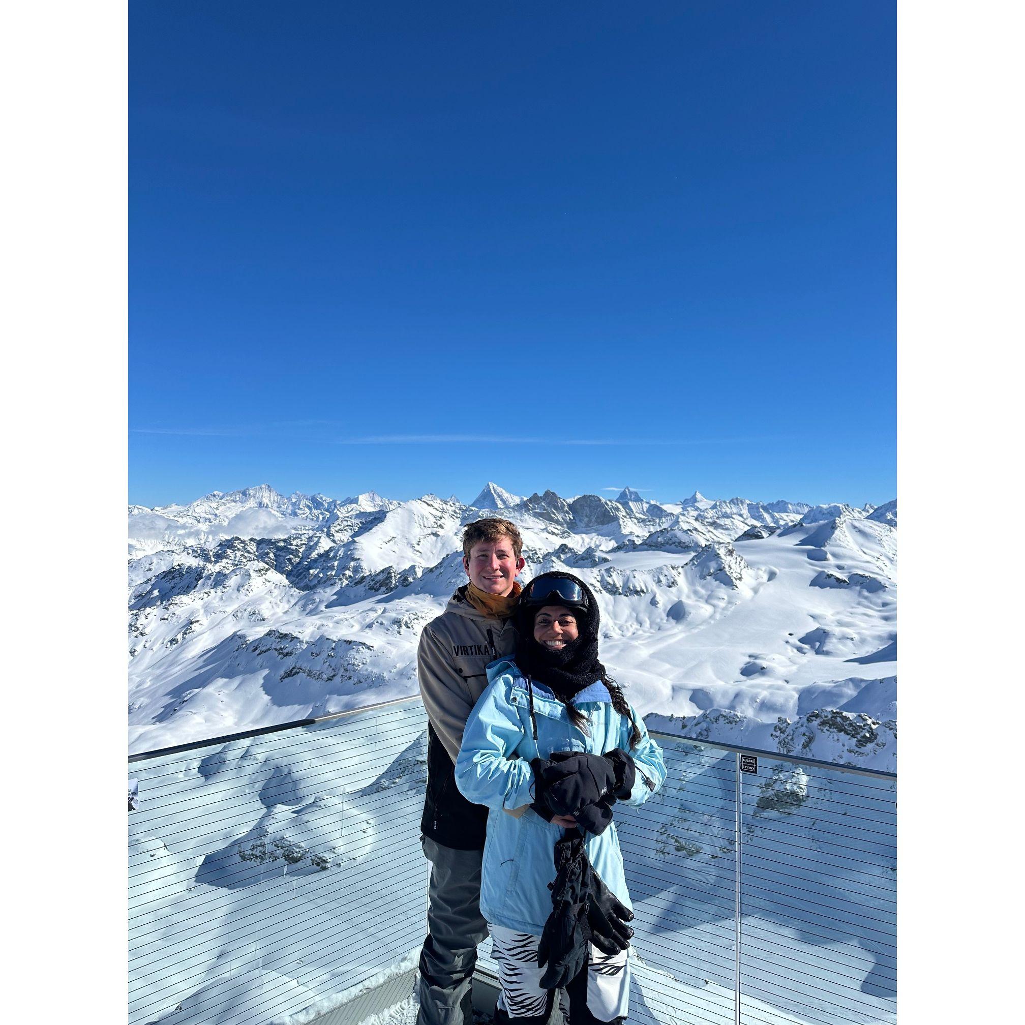 The highest we've ever been! - Verbier, Swiss Alps