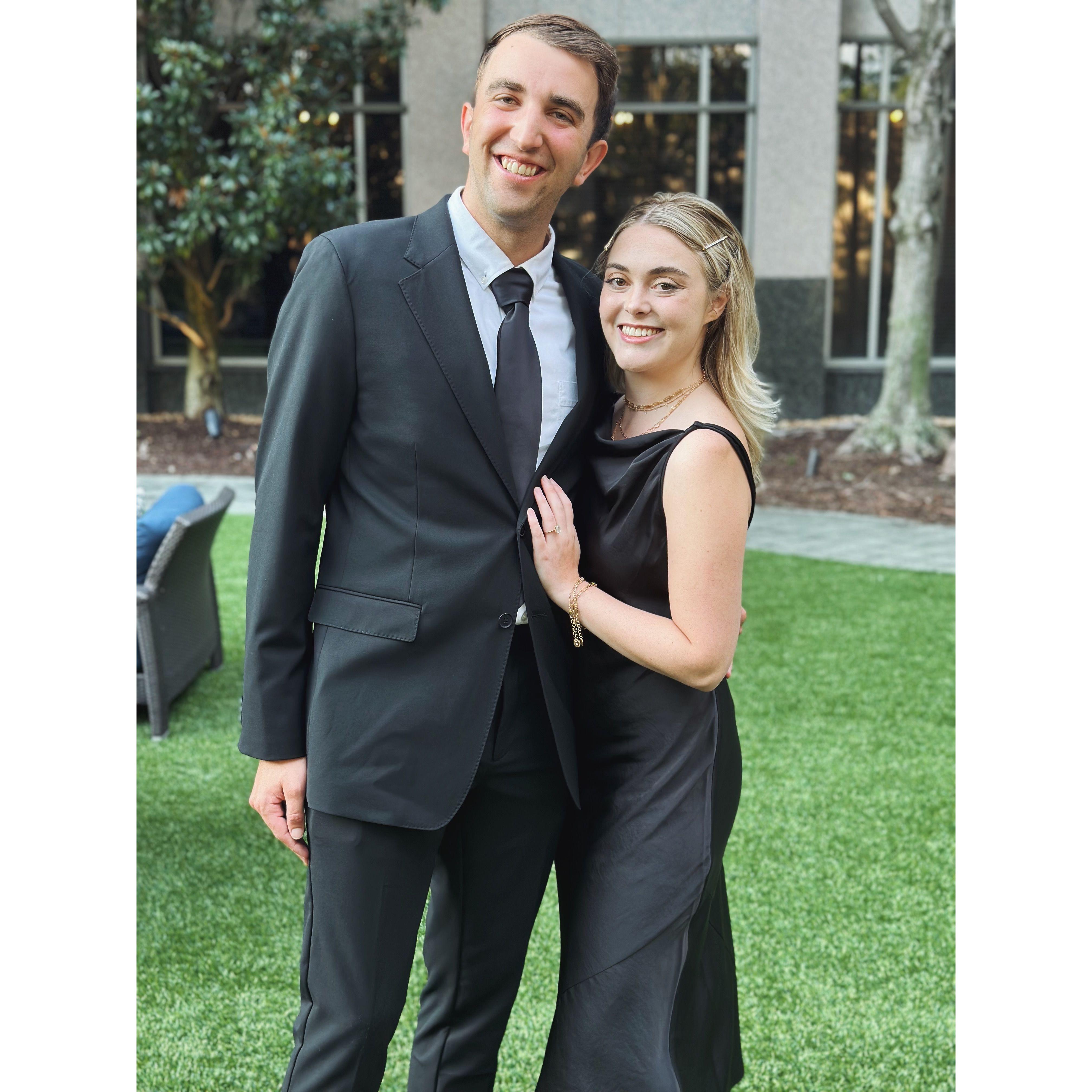 Us at our friend Keval's LOVELY wedding, we had a blast.