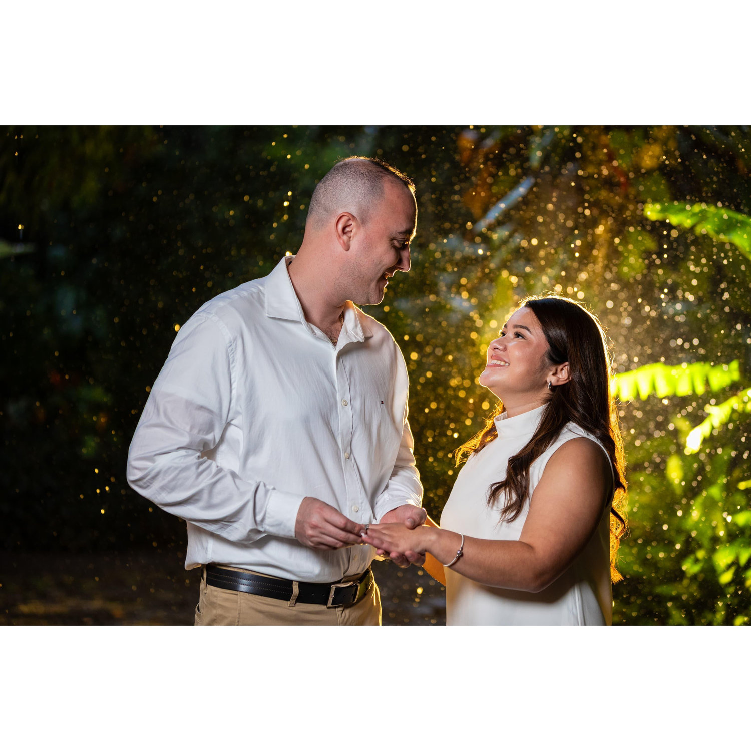 Dios permitió que nos encontráramos y próximamente nos dará su bendición para ser instrumentos de su amor y de su gracia como esposos. ¡La felicidad se completa!