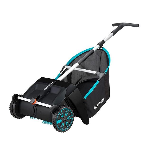 Gardena 03565-20 Leaf Collector, Black, Turquoise, Orange, Gray