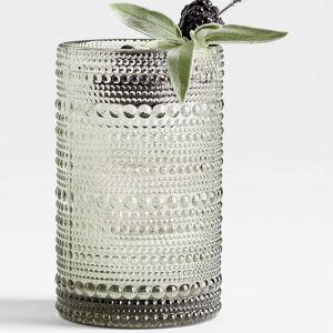 Alma Grey Vintage Double Old-Fashioned Glass + Reviews | Crate & Barrel