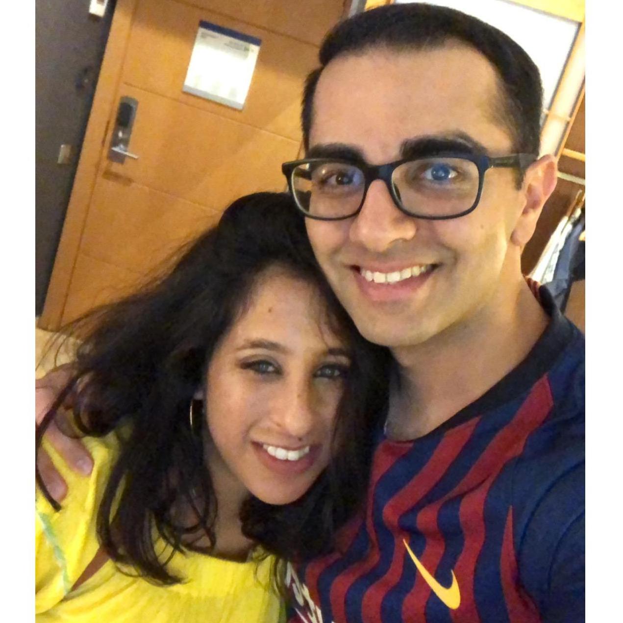 She is real!! First time meeting each other