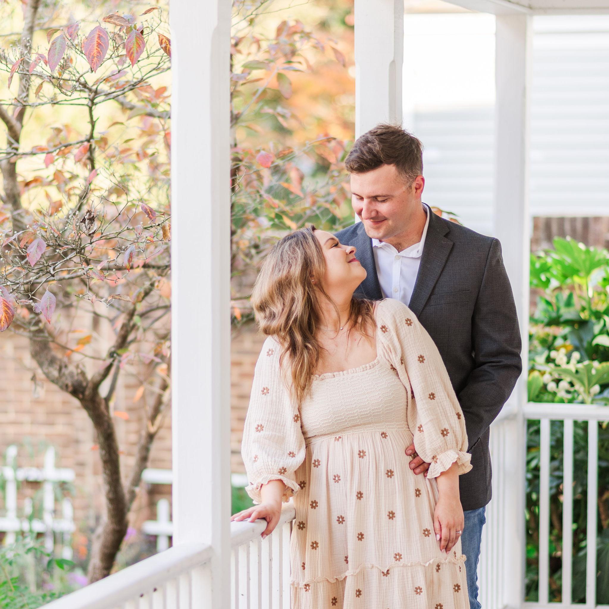 Engagement Photos by Emily Saunders in New Bern where Dustin proposed!