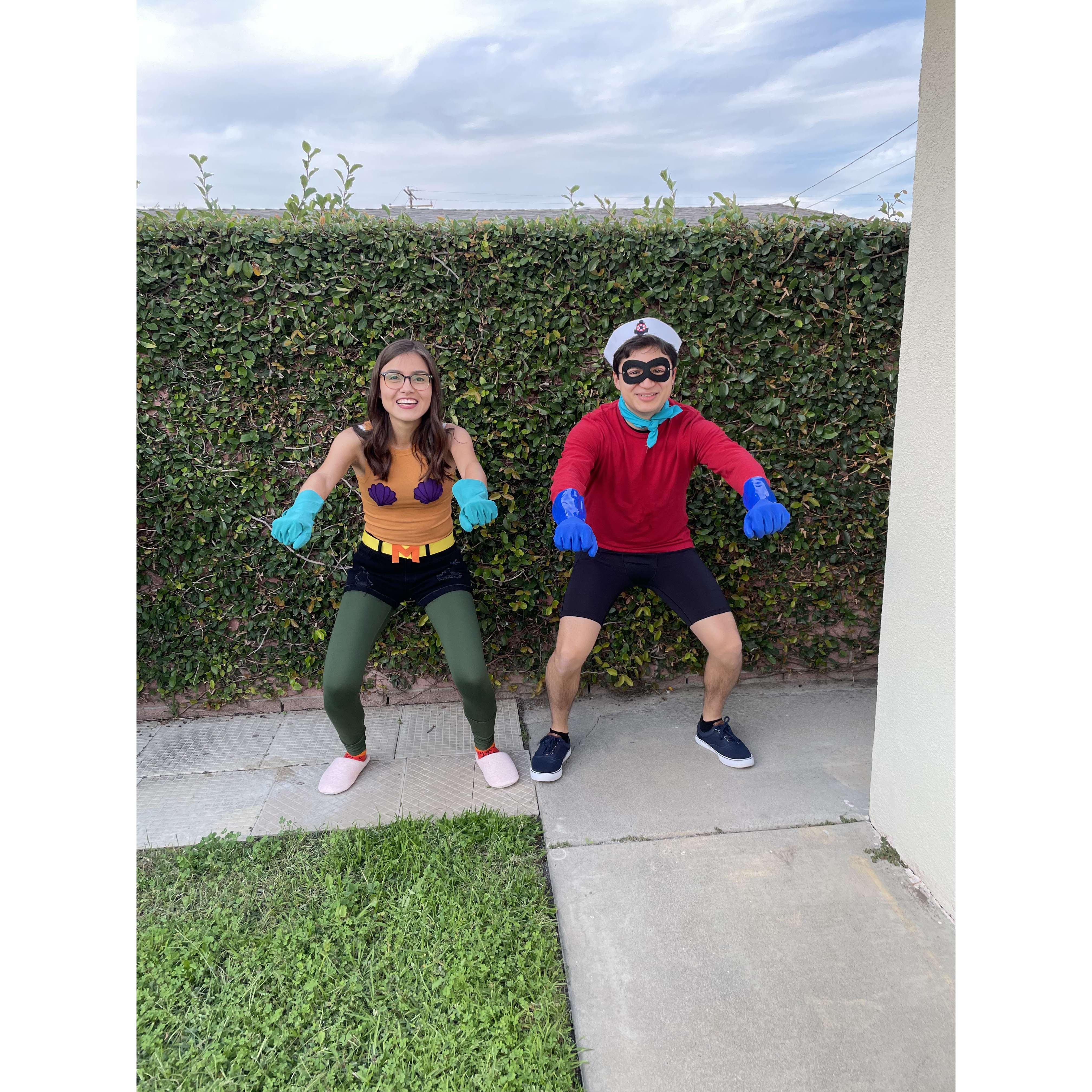 Because we LOVE Spongebob! Mermaid Man & Barnacle Boy!