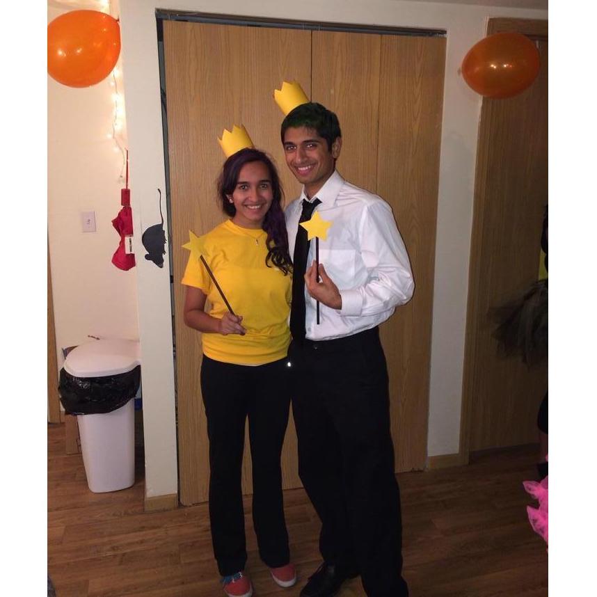 Halloween 2013, as Cosmo and Wanda from the Fairly Oddparents!