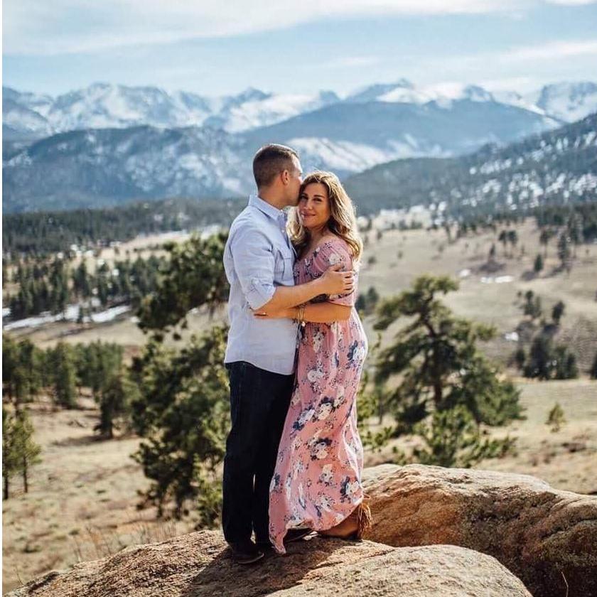 Our engagement photos 
 Rocky Mountain National Park