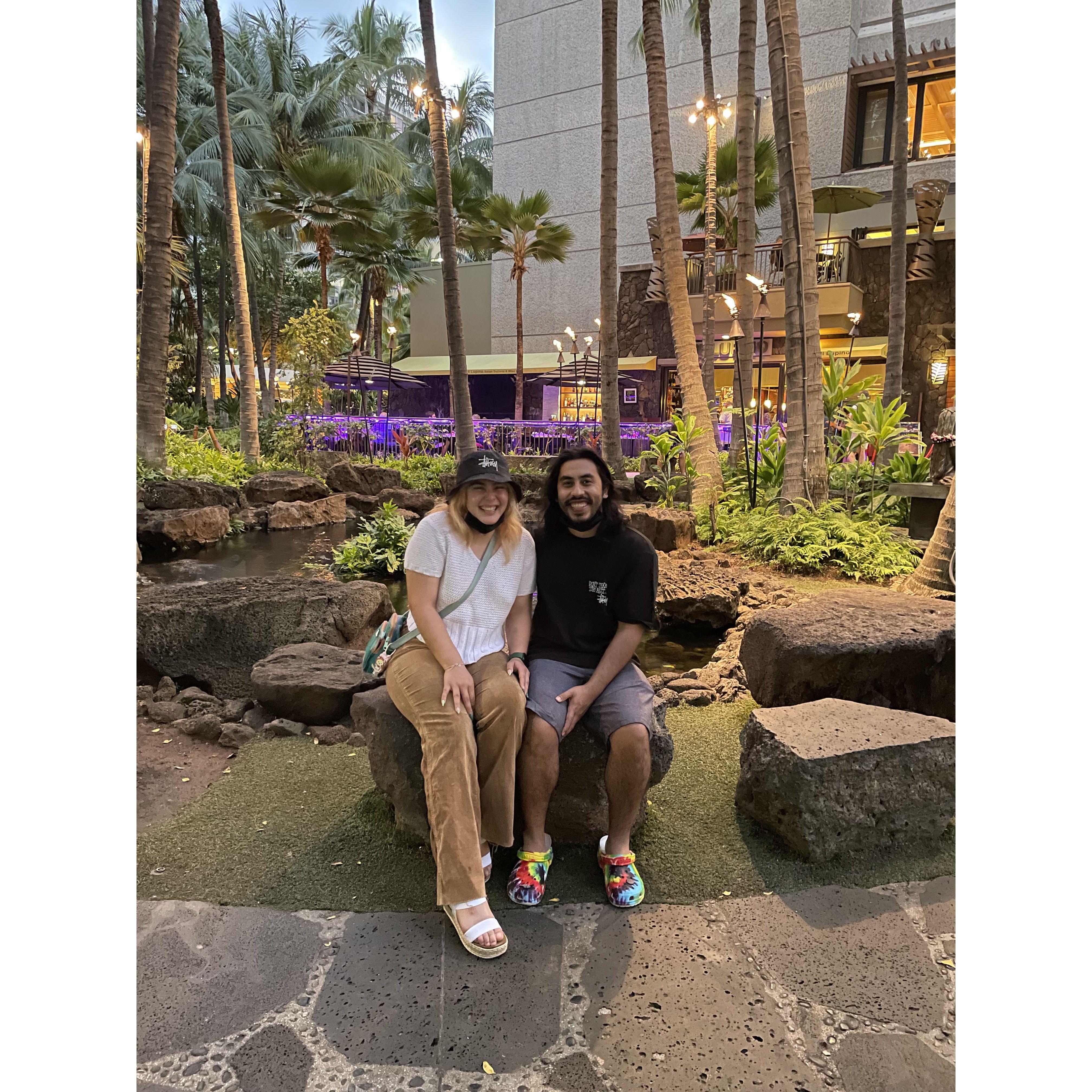 Our first trip to Hawaii together. I was actually planning on proposing this trip but everything went off the rails