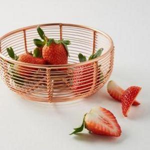 Copper Wired Berry Basket