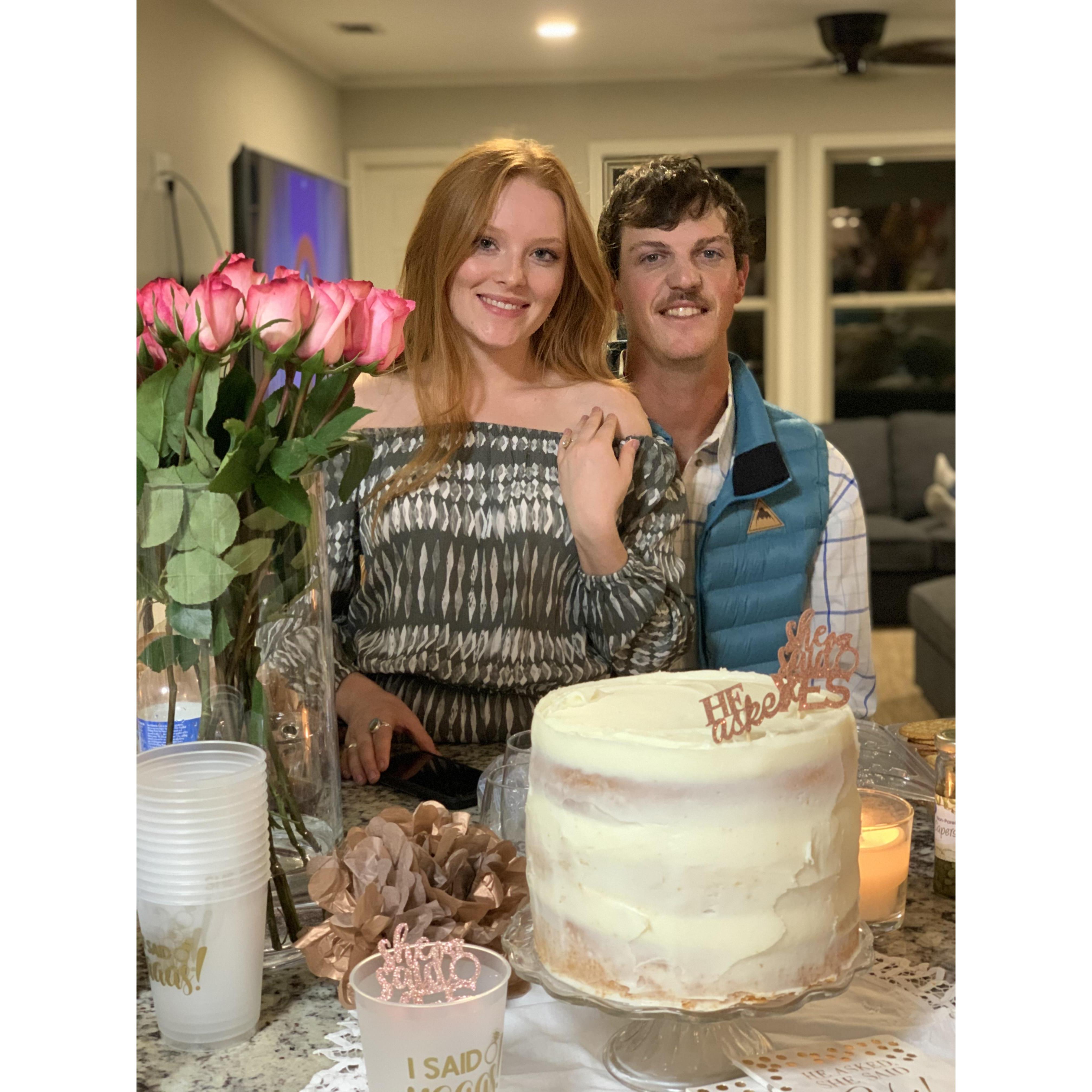 Celebrating our engagement!