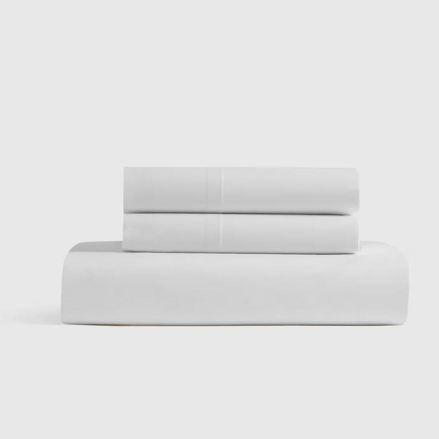Classic Organic Percale Fitted Sheet Set - King
