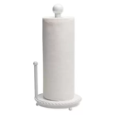 Gourmet Basics by Mikasa® Rope Paper Towel Holder in White