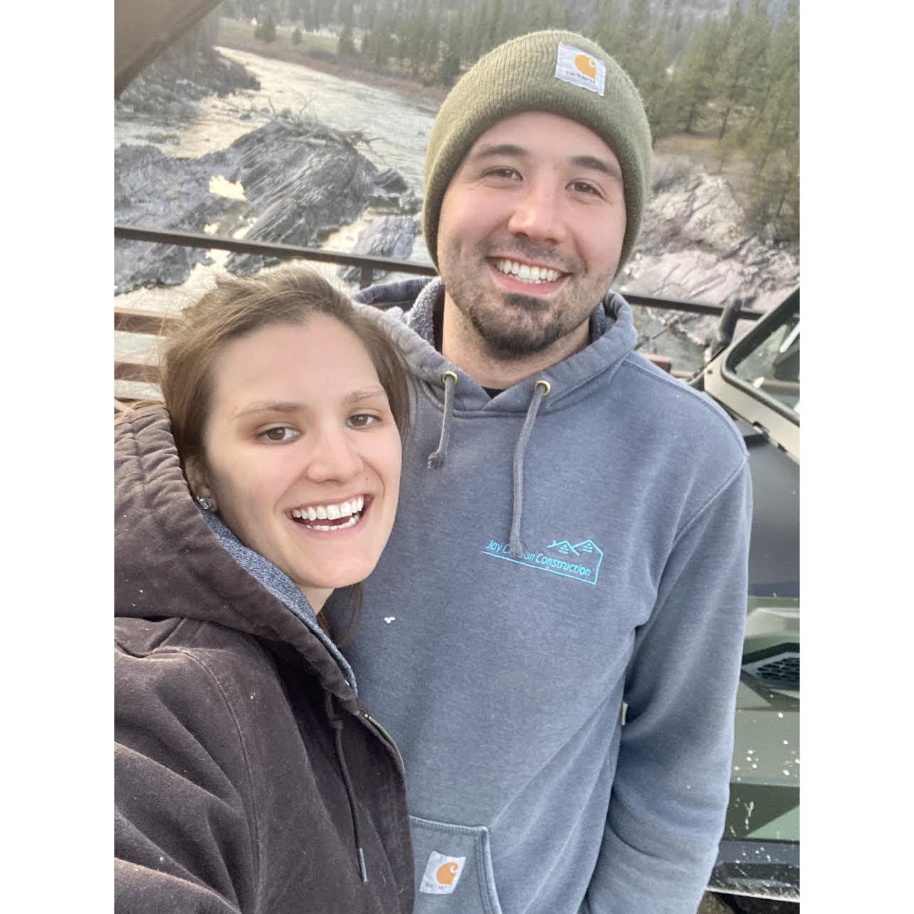 Went camping just us, to Montana and back due to being out of work. 2020