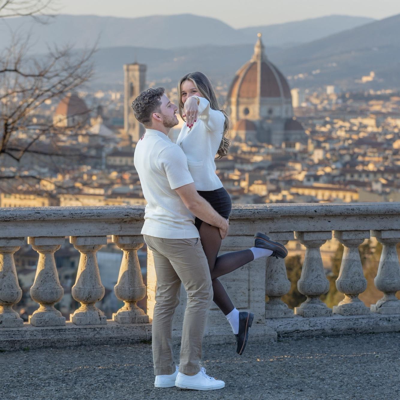 Proposal in Florence, Italy. March 4, 2025. 🤍