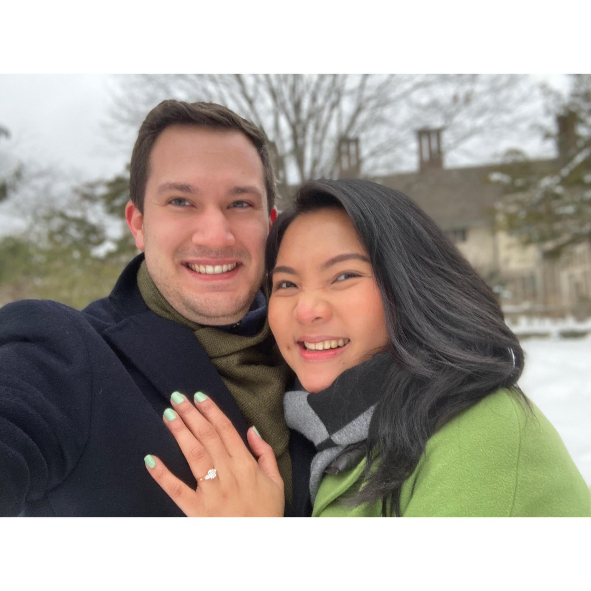 Feb 13, 2021 
When Hannah said yes!
