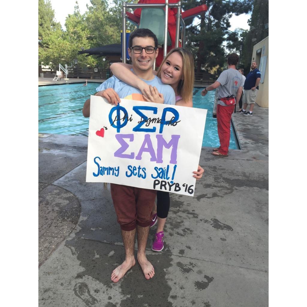 Phi Rho Your Boat winner and team captain, 2016