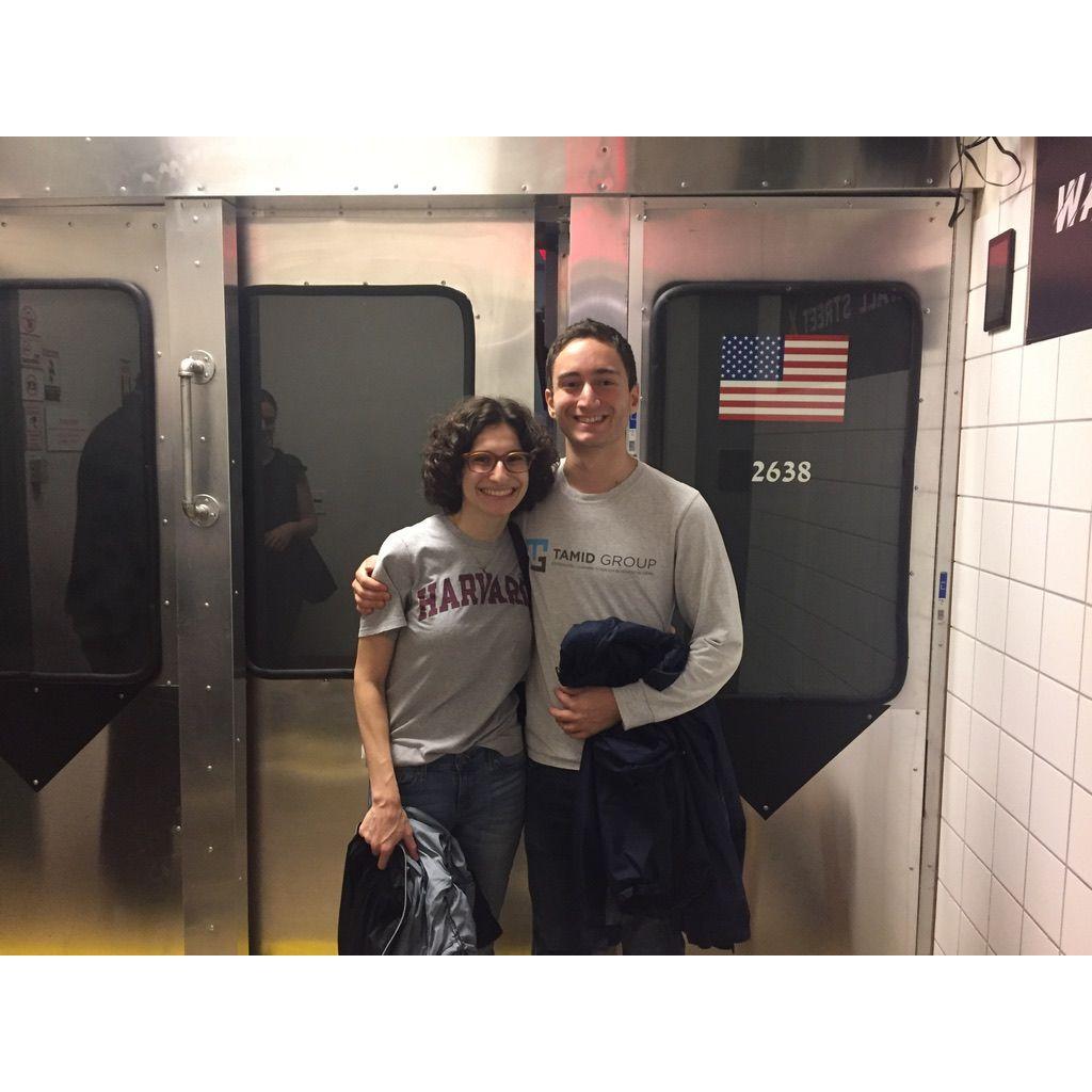 The last time Aaron did an escape-room with Ari (it was subway themed)