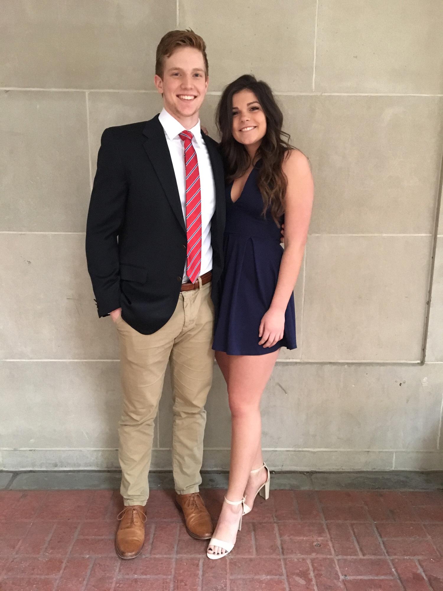 Our first college formal together!
