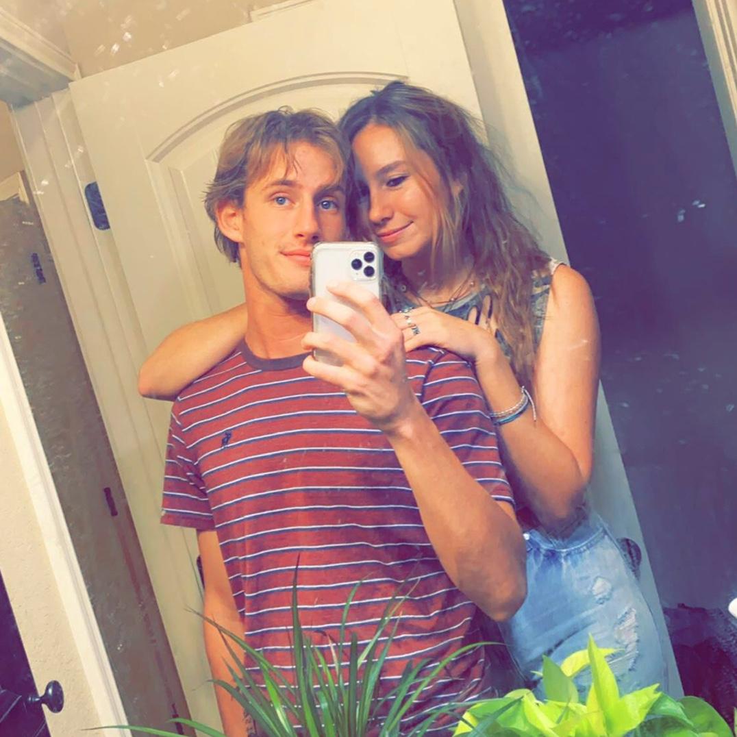 Our first photo together after a few  weeks of dating - 10.03.21