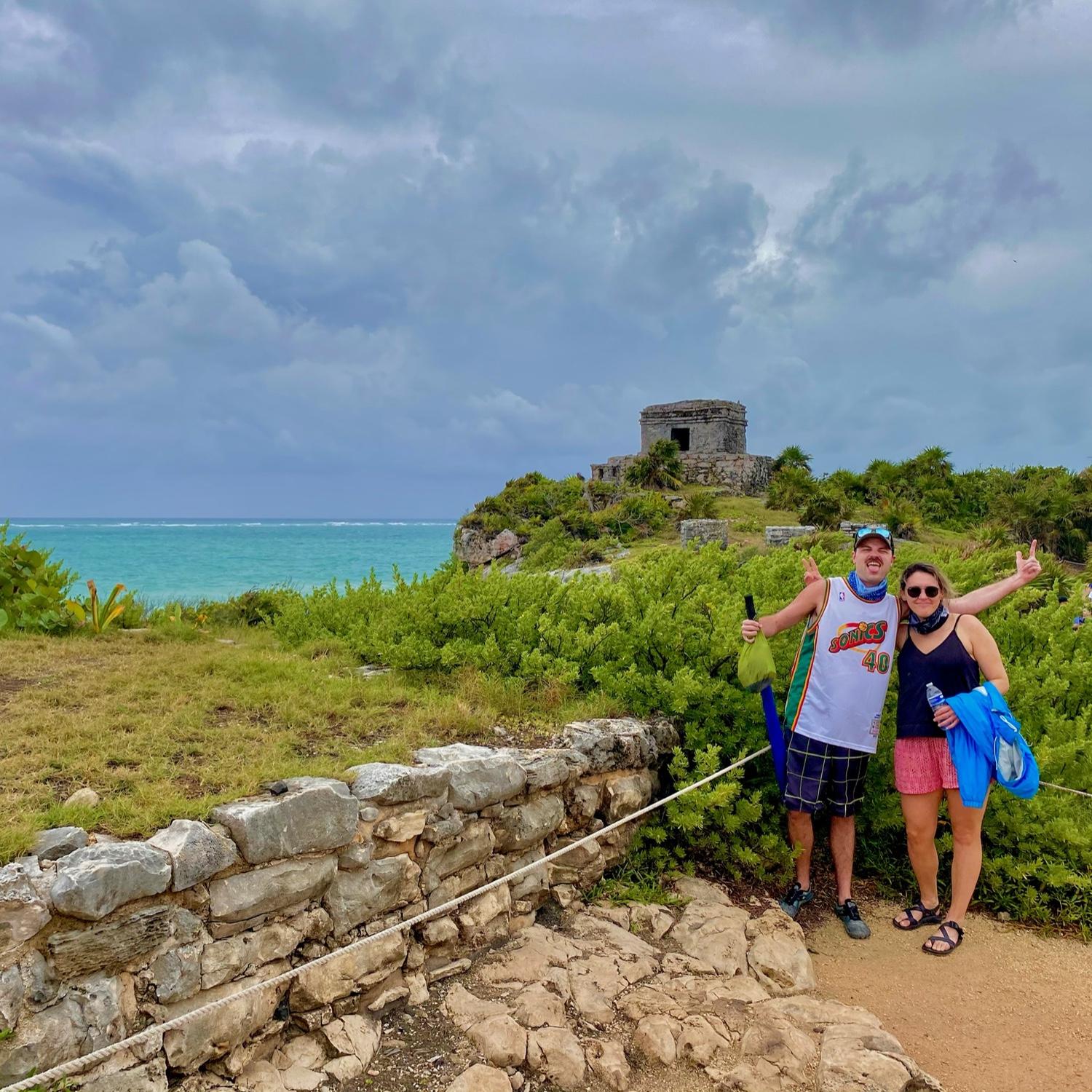 Ancient ruins in Tulum