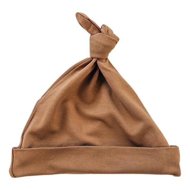 MEBIE Mustard Newborn Knot Hat