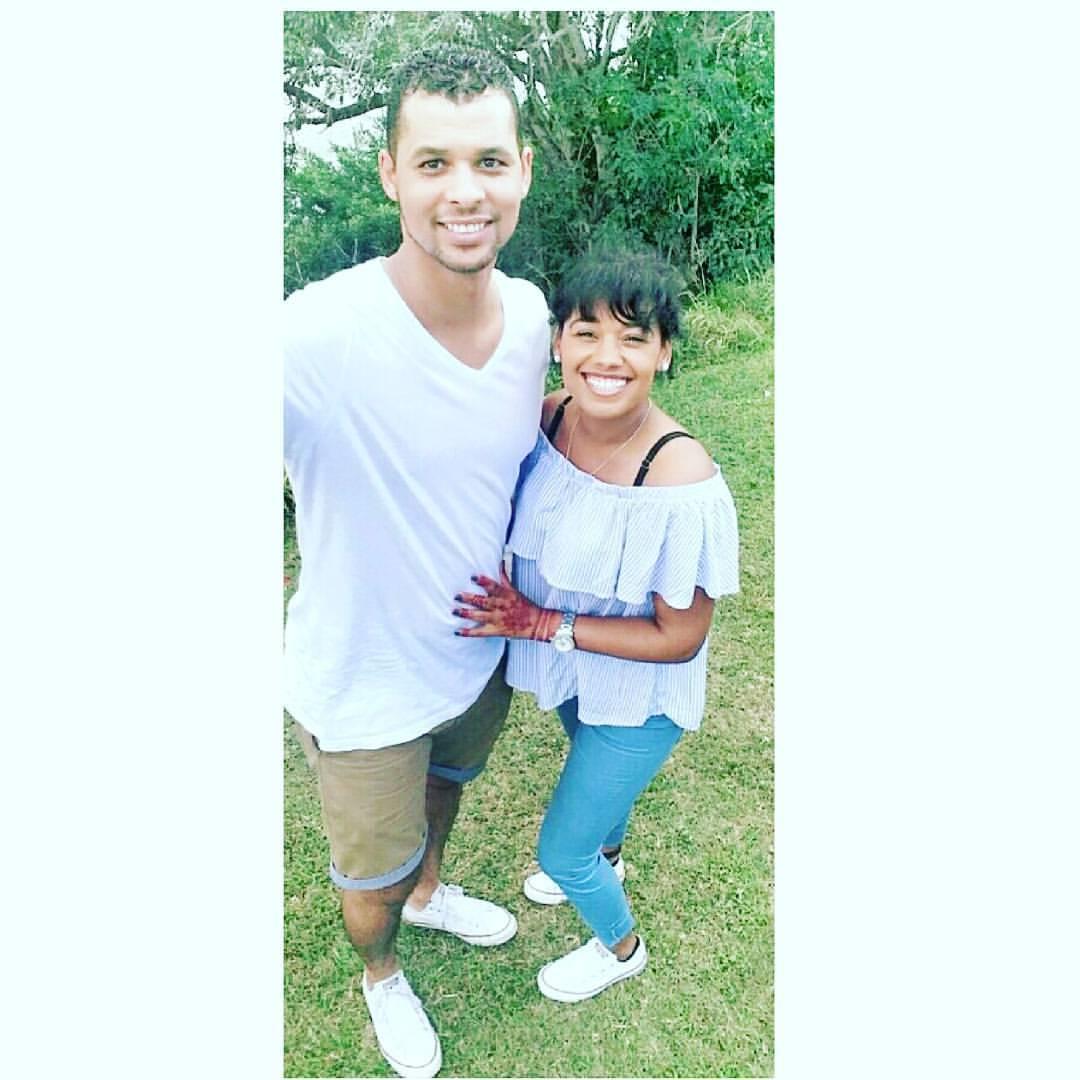 We had a fight the night before so the next day Andre packed a picnic for us and we had it by Nahoon beach on the hill. He can be sweet at times lol