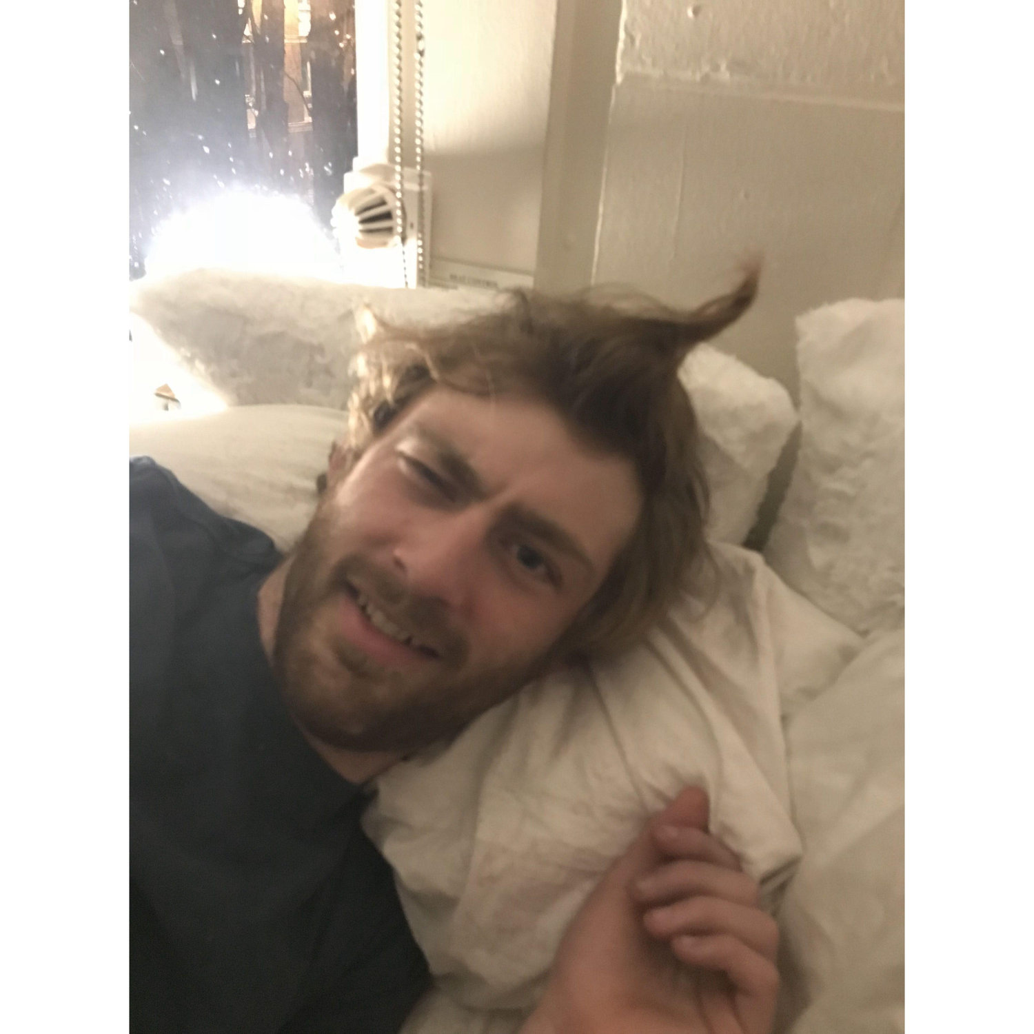 The first photo Katharine took of Ethan.