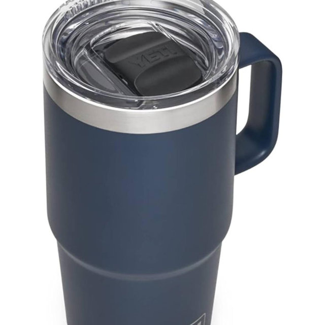 YETI Rambler 20 oz Travel Mug, Stainless Steel, Vacuum Insulated with Stronghold Lid