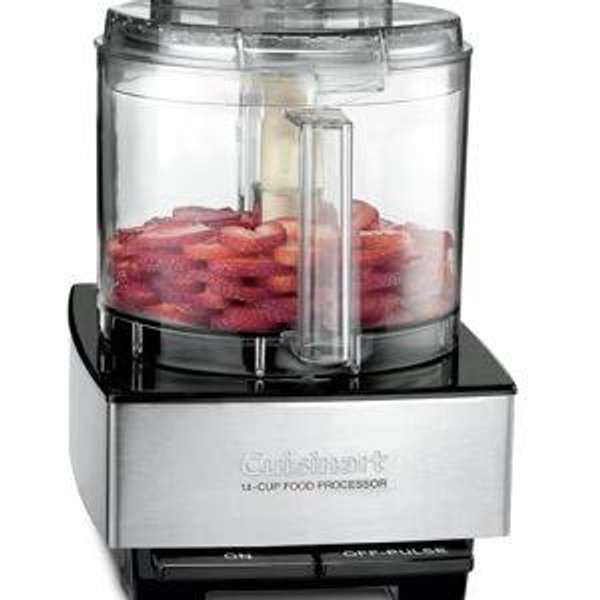 Cuisinart Food Processor 14-Cup Vegetable Chopper for Mincing, Dicing, Shredding, Puree & Kneading Dough, Stainless Steel, DFP-14BCNY