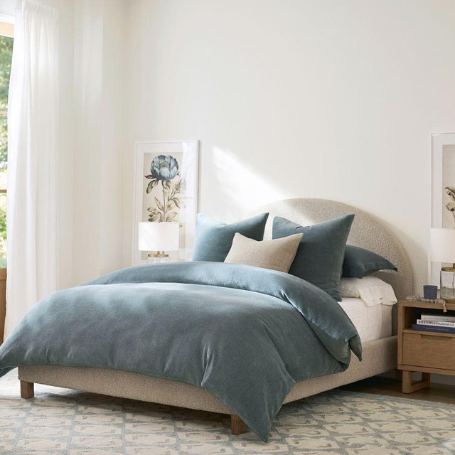 Cozy Cloud Duvet, Steel Blue, Full/Queen