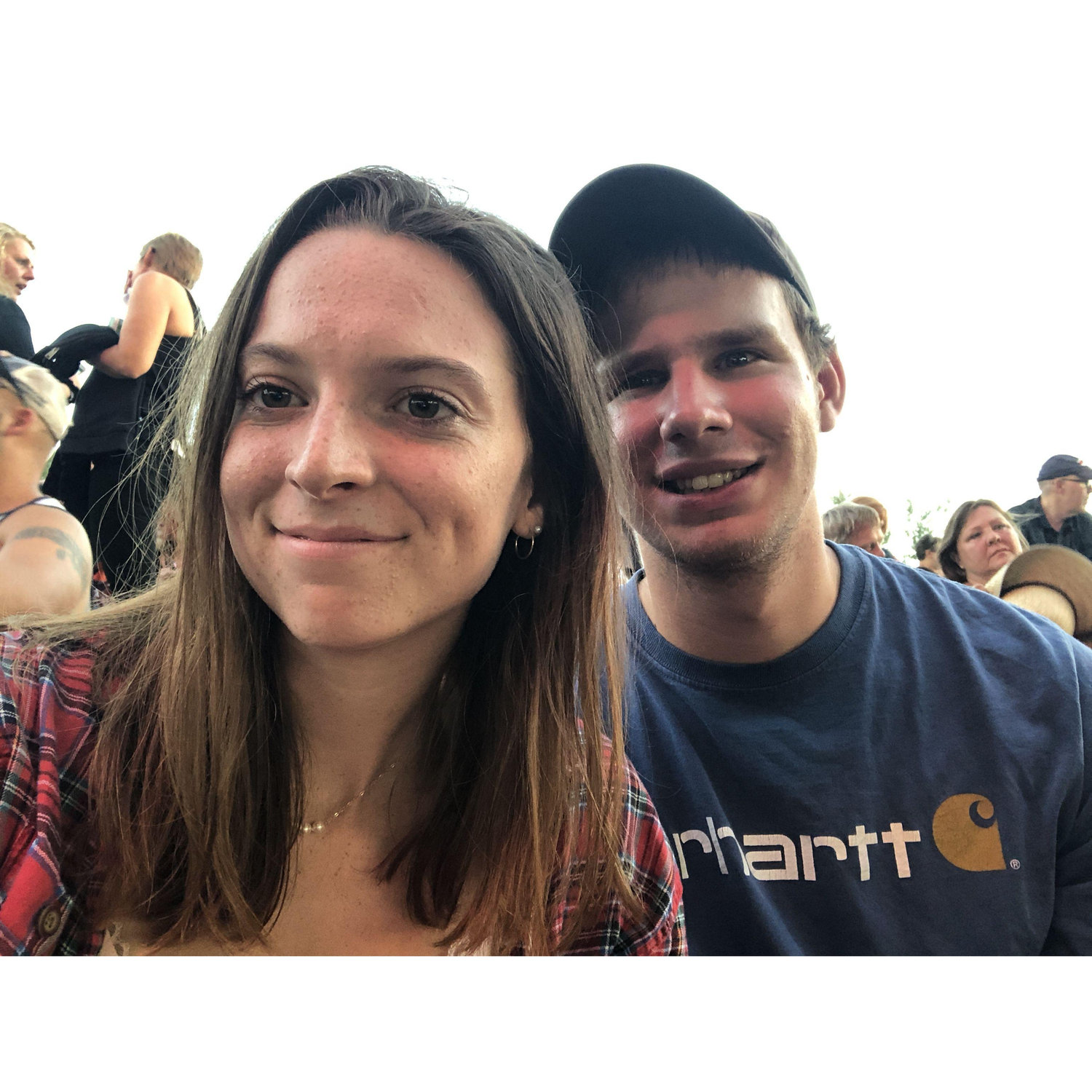 Our six month anniversary spent at a concert in Syracuse. Kid Rock and Brantley Gilbert