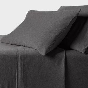 Cotton Jersey Sheet Set - Threshold™ - Queen Size - Heather Charcoal