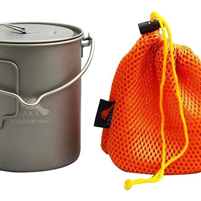 TOAKS Titanium 750ml Pot with Bail Handle