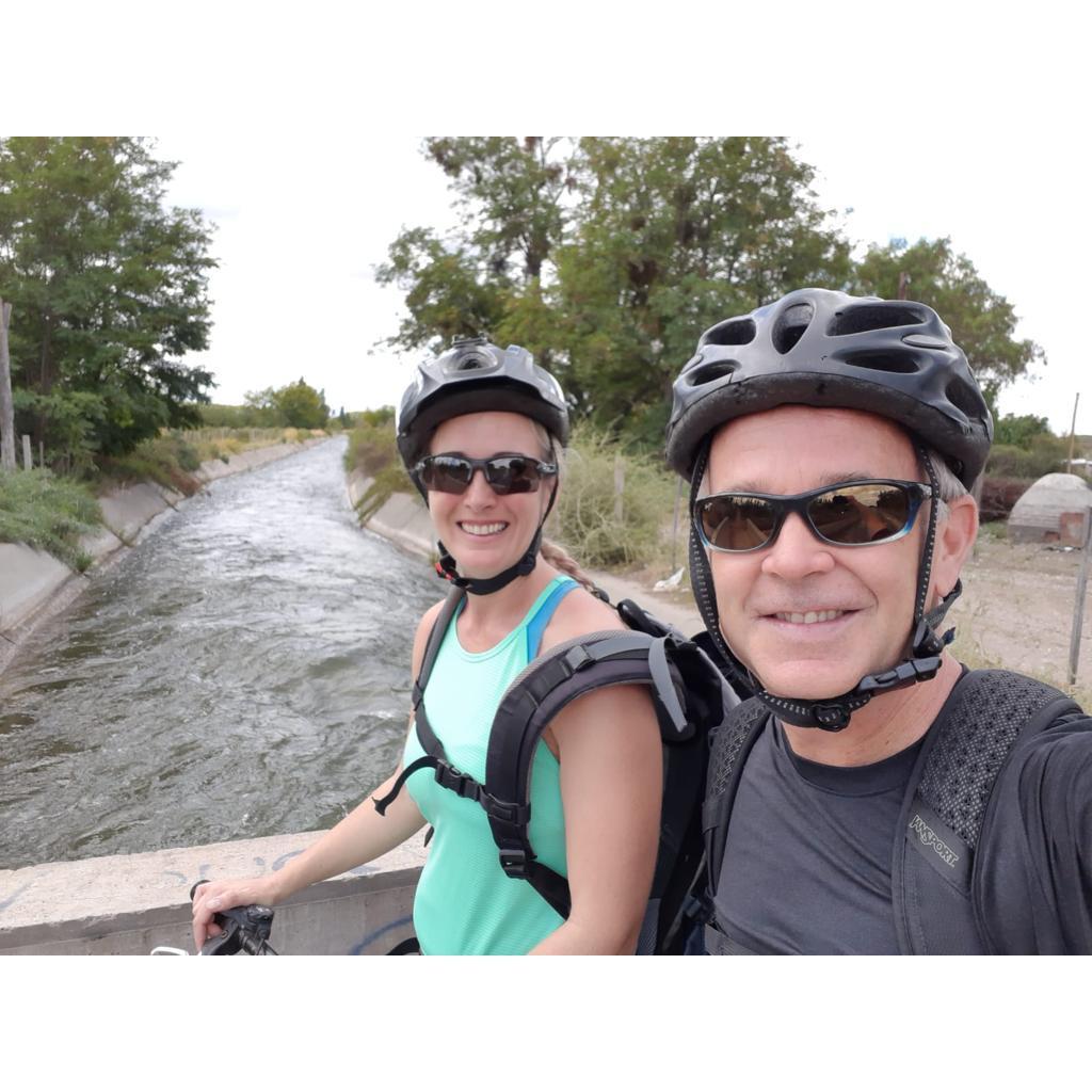12 bottles of wine in backpack, wine tasting, and a bike ride....priceless.