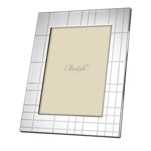 Christofle Graphik Steel Picture Frame / Portarretrato Christofle Graphik de acero