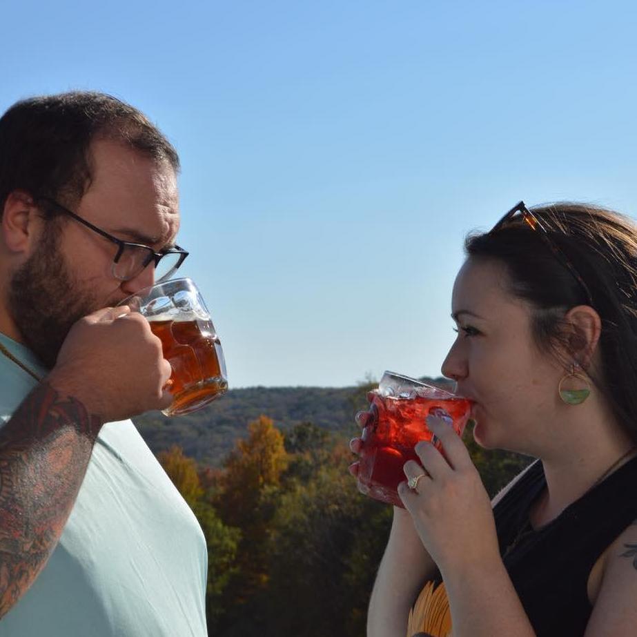 Drinks to celebrate our engagement!